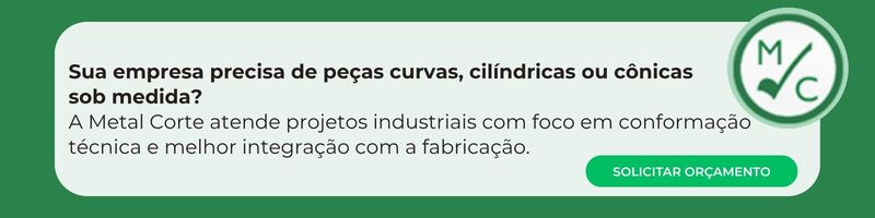 Atendimento técnico para orçamento de calandragem de chapas