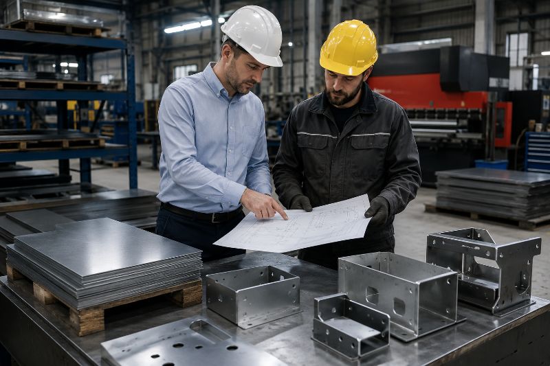 erros em projetos de chapas metálicas na fabricação