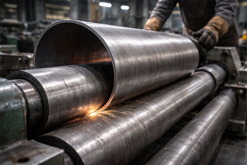 calandragem de chapas grossas industriais