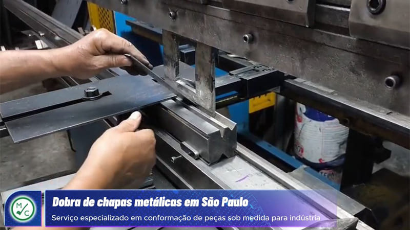 Dobra de chapa metálica em São Paulo
